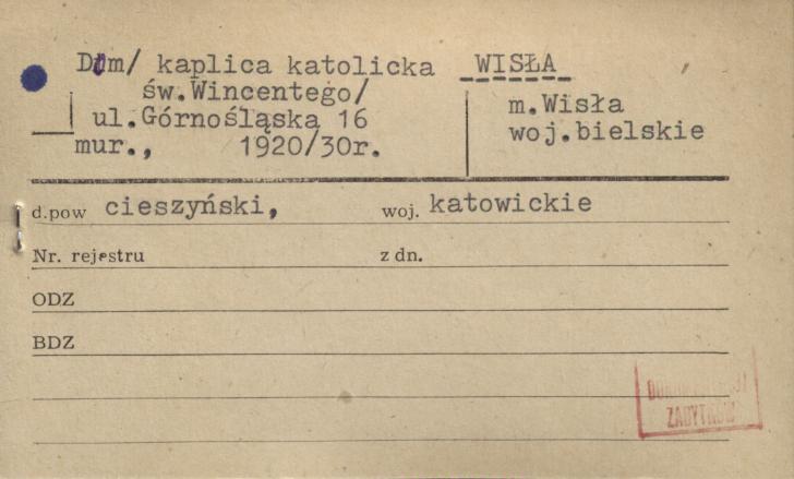 dom (kaplica katolicka św. Wincentego), skan 1
