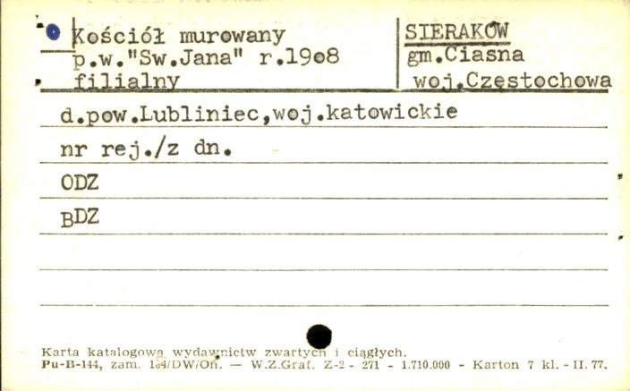 kościół fil. pw. św. Jana, skan 1