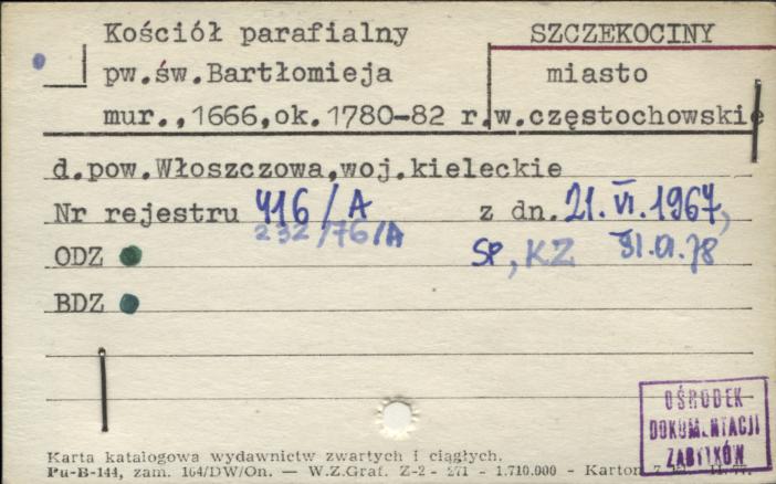 kościół par. pw. św. Bartłomieja, skan 1