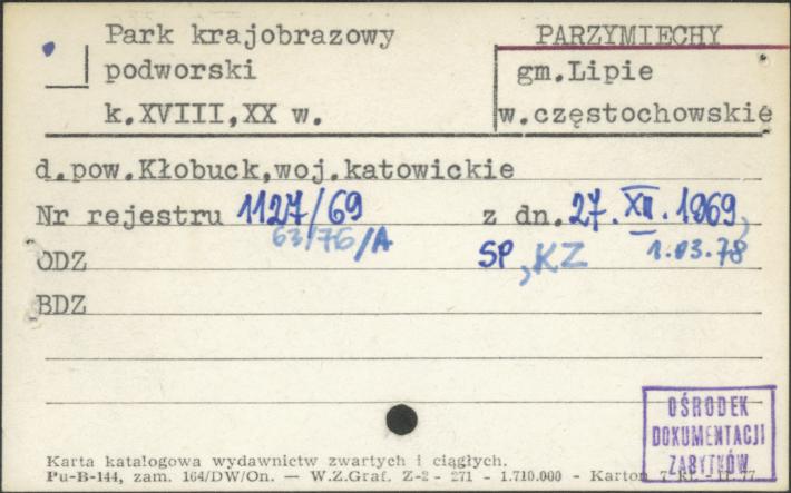 park krajobrazowy przy pałacu Potockich, skan 1