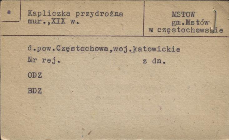 kapliczka przydrożna, skan 1