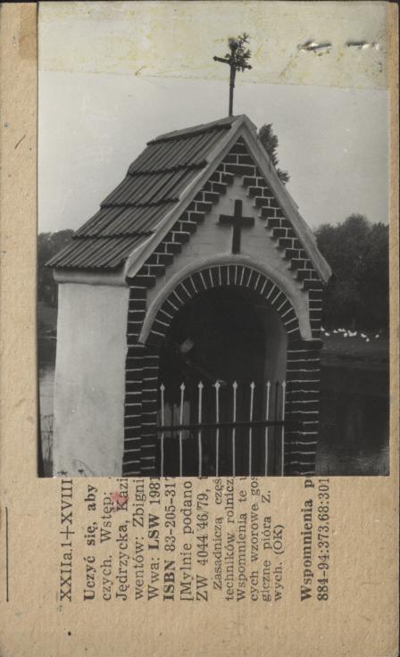 kapliczka przydrożna, skan 2