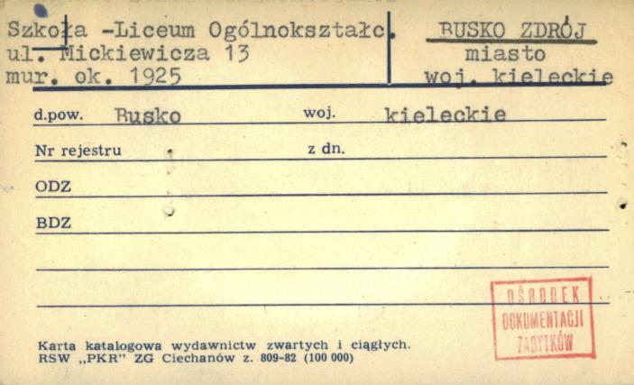 szkoła - liceum ogólnokształcące, skan 1