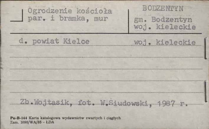ogrodzenie kościoła park. i bramka, skan 1