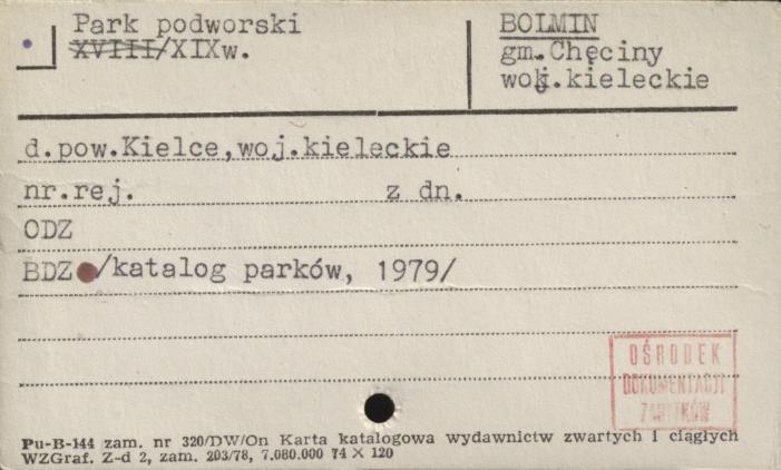 park dworski, skan 1