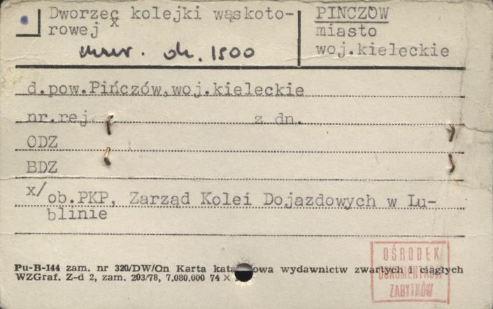 dworzec kolejki wąskotorowej, skan 1