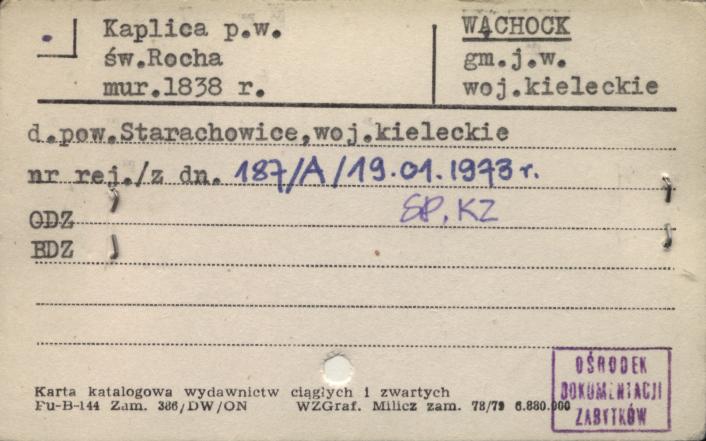 kaplica pw. św. Rocha, skan 1