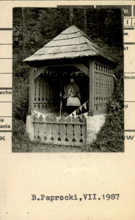 kapliczka przydrożna ś. Jana Nepomucena, skan 2