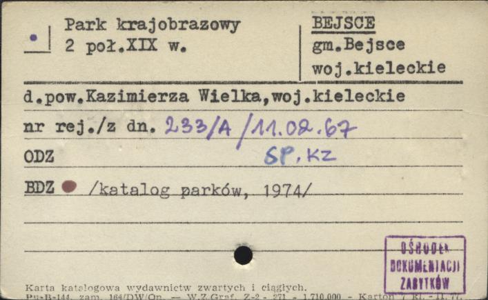 park krajobrazowy, skan 1