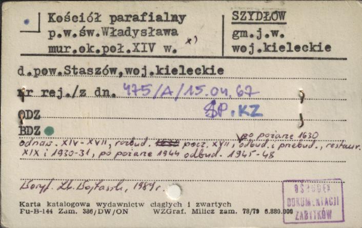kościół parafialny p. w. św. Władysława, skan 1