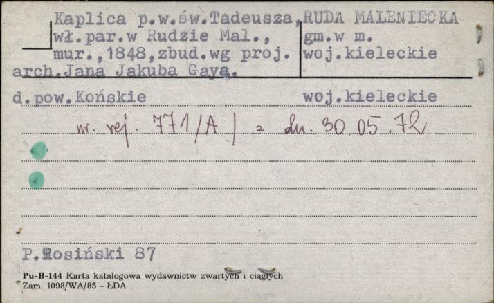kaplica pw. św. Tadeusza, skan 1