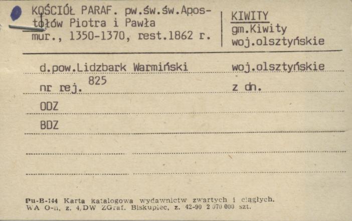 kościół paraf. pw. św. Apostołów Piotra i Pawła, skan 1
