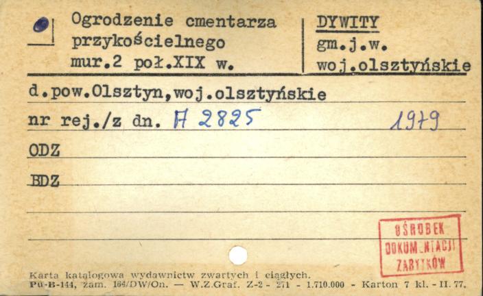 ogrodzenie cmentarza przykościelnego, skan 1