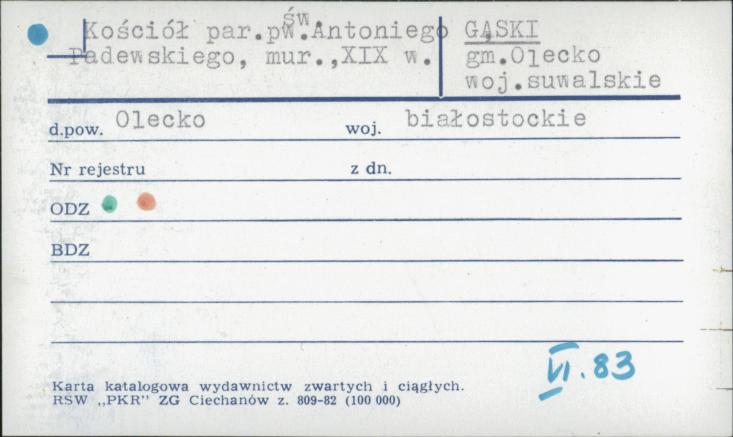 kościół par. pw. św. Antoniego Padewskiego, skan 1
