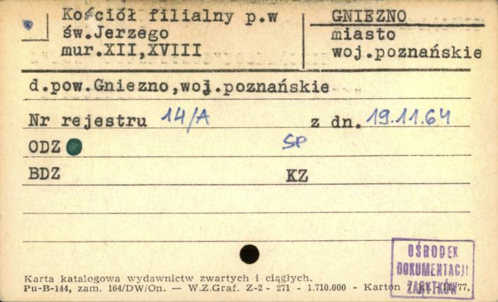 kościół fil. pw. św. Jerzego, skan 1
