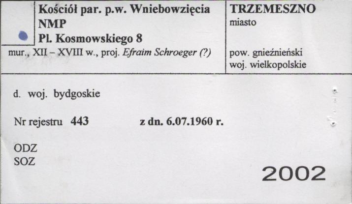 kościół rzym.-kat. par. pw. Wniebowzięcia Najświętszej Marii Panny, skan 1