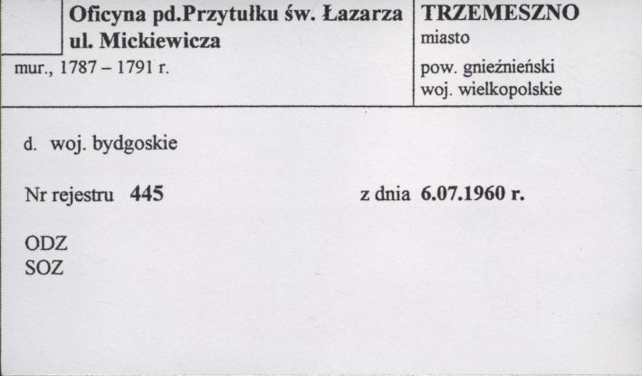 oficyna pd. Przytułku św. Łazarza, skan 1