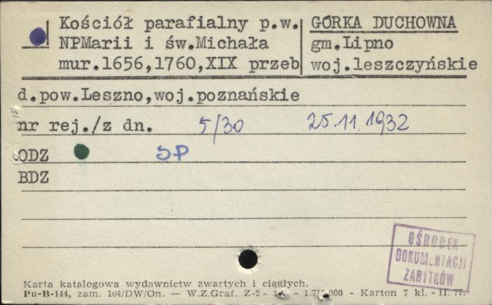 kościół rzym.-kat. par. pw. Matki Boskiej Pocieszenia i św. Michała Archanioła, skan 1