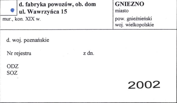 fabryka powozów, ob. dom, skan 1