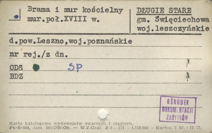 brama i mur kościelny, skan 1