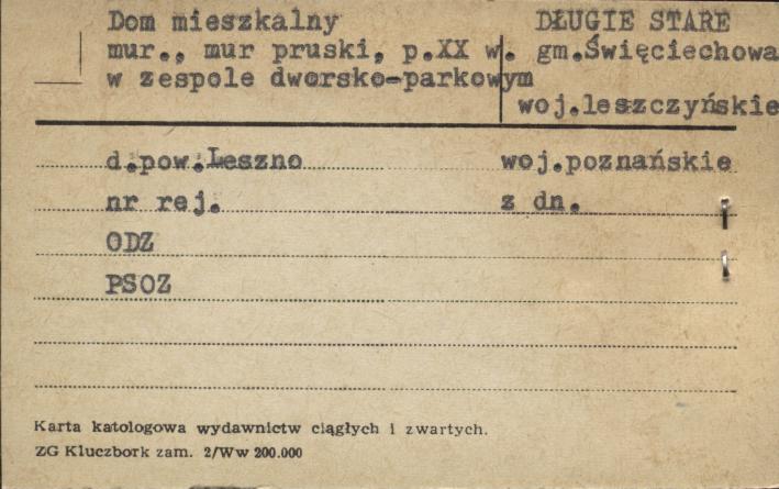 dom mieszkalny, budynek gospodarczy przy pałacu w zespole dworsko-parkowym, skan 4