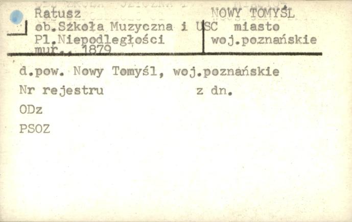 ratusz, ob. Szkoła Muzyczna i USC, skan 1