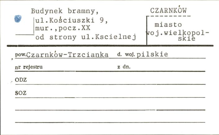 budynek bramny, skan 1
