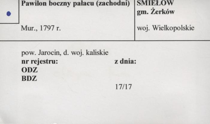 pawilon boczny pałacu -zachodni, skan 1