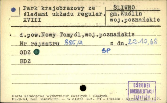 park krajobrazowy ze śladami układu regular., skan 1