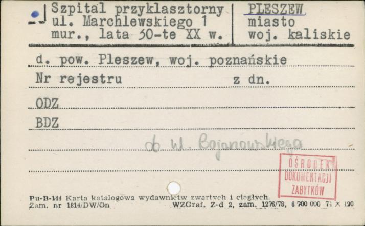 szpital przyklasztorny, skan 1