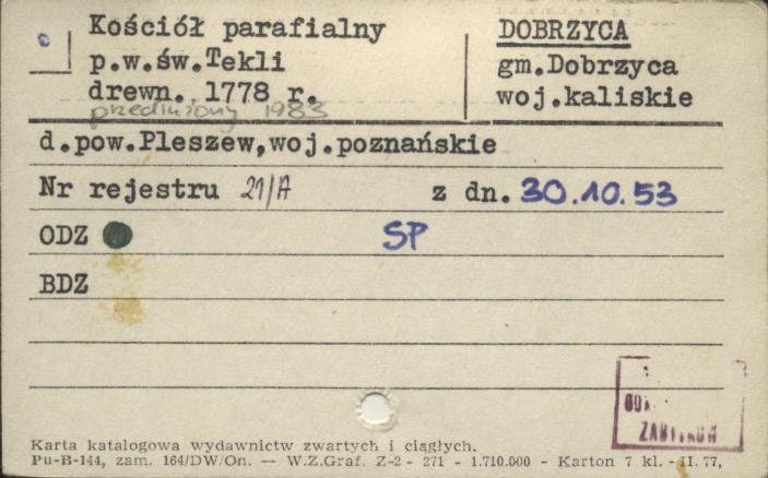 kościół rzym.-kat. par. pw. św. Tekli, skan 1