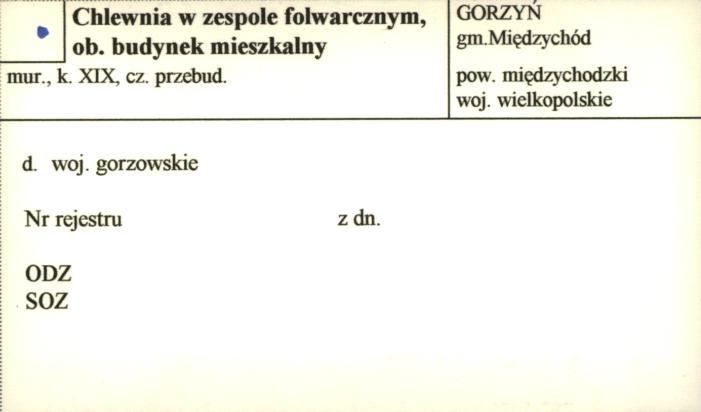 chlewnia, ob. budynek mieszkalny, skan 1