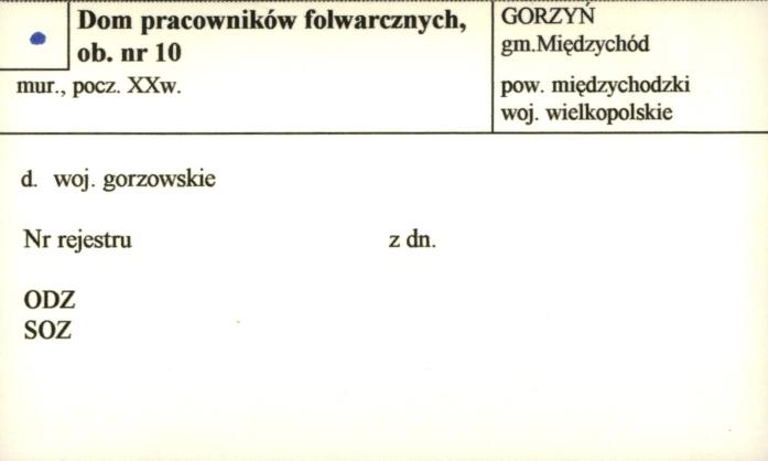 dom pracowników folwarcznych, skan 1