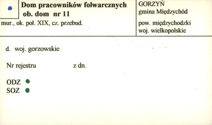 dom pracowników folwarcznych, skan 1