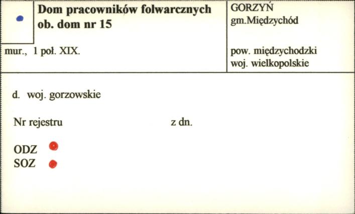 dom pracowników folwarcznych, skan 1