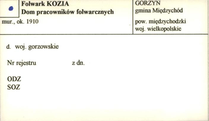 dom pracowników folwarcznych, skan 1