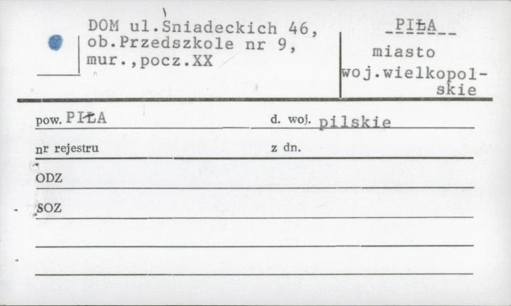 dom, ob. przedszkole nr 9, skan 1