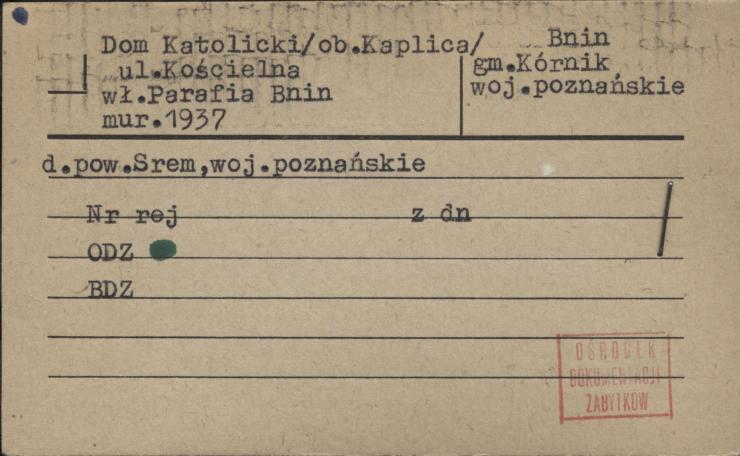 Dom Katolicki (ob. kaplica), skan 1