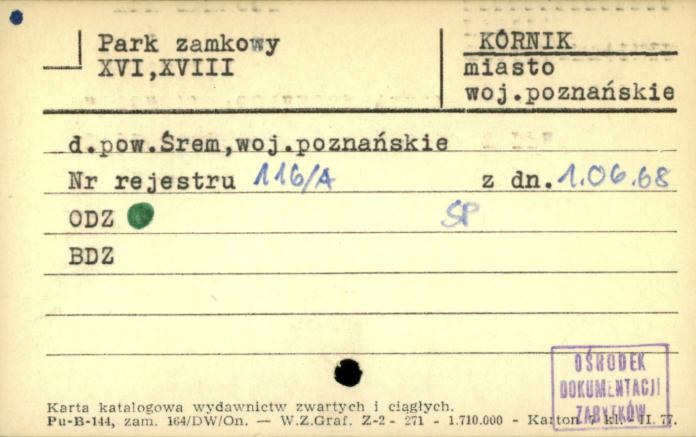 park zamkowy, skan 1