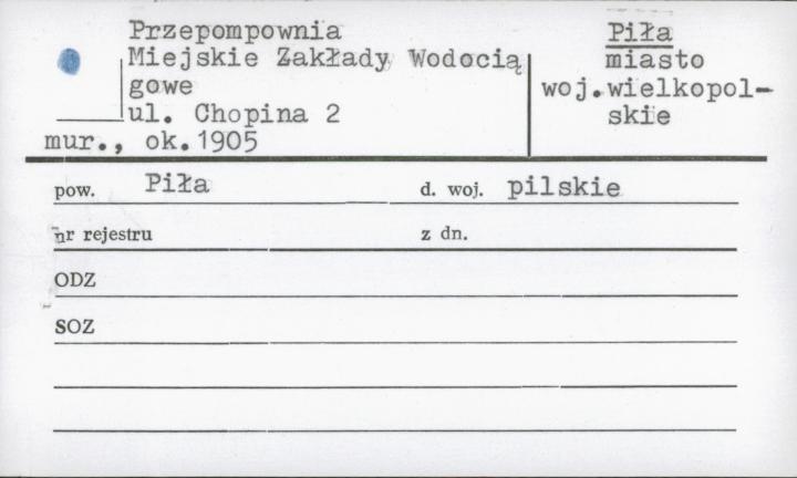 przepompownia - Miejskie Zakłady Wodociągowe, skan 1