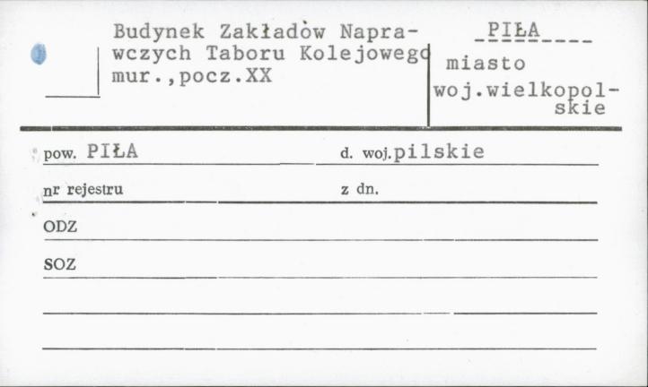 budynek Zakładów Naprawczych Taboru Kolejowego, skan 1