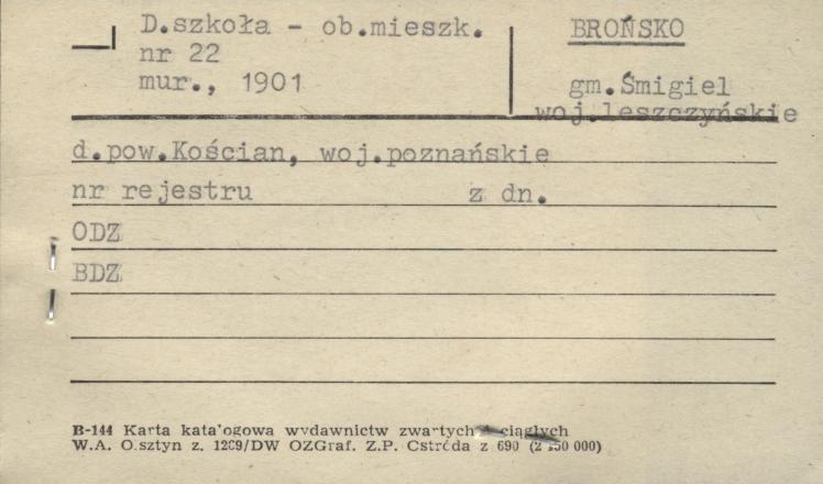 szkoła, ob. budynek mieszkalny, skan 1