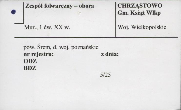 zespół folwarczny - obora, skan 1