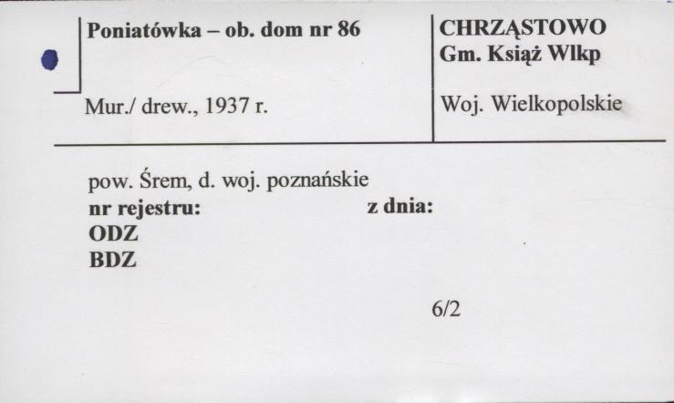 poniatówka - ob. dom, skan 1