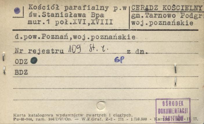 kościół par. pw. św. Stanisława Biskupa, skan 1