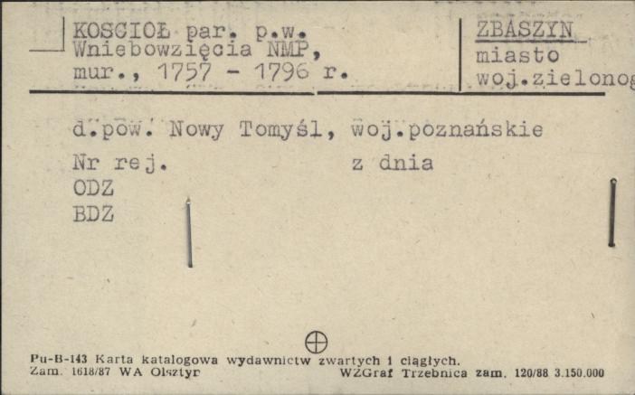 kościół rzym.-kat. par. pw. Wniebowzięcia Najświętszej Marii Panny, skan 1