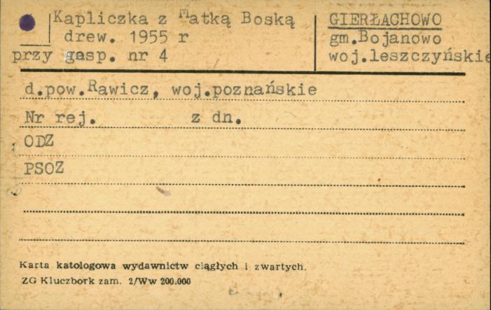 kapliczka z Matką Boską, skan 1