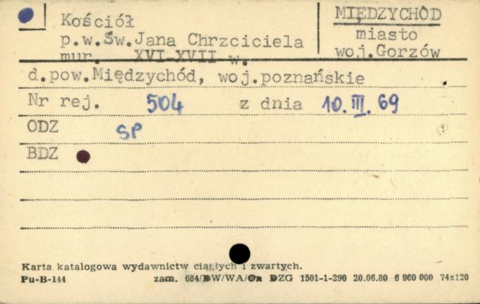 kościół par. pw. Męczeństwa św. Jana Chrzciciela, skan 1
