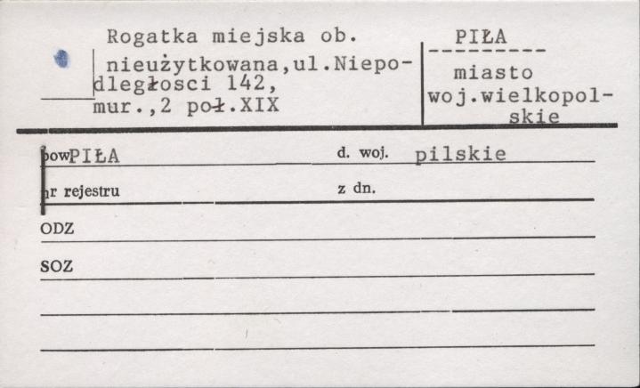 rogatka miejska, ob. nieużytkowana, skan 1