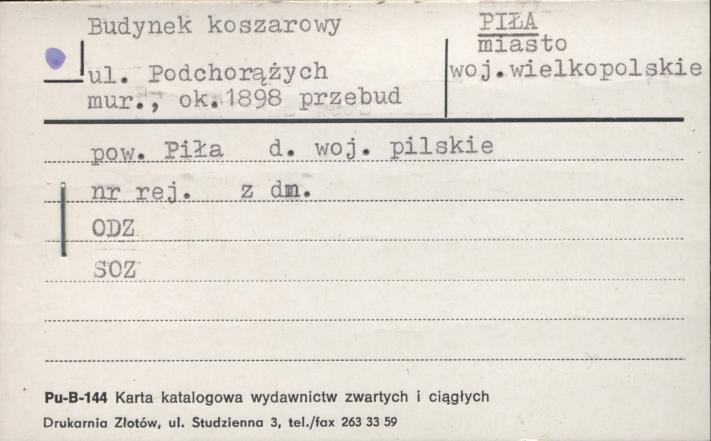 budynek koszarowy, skan 1